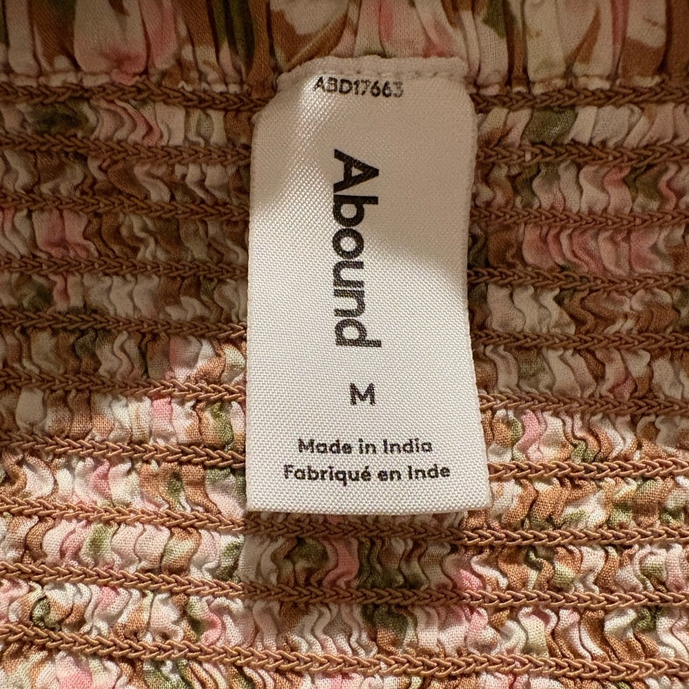 Abound Floral Halter Crop Top - Picture 3 of 3